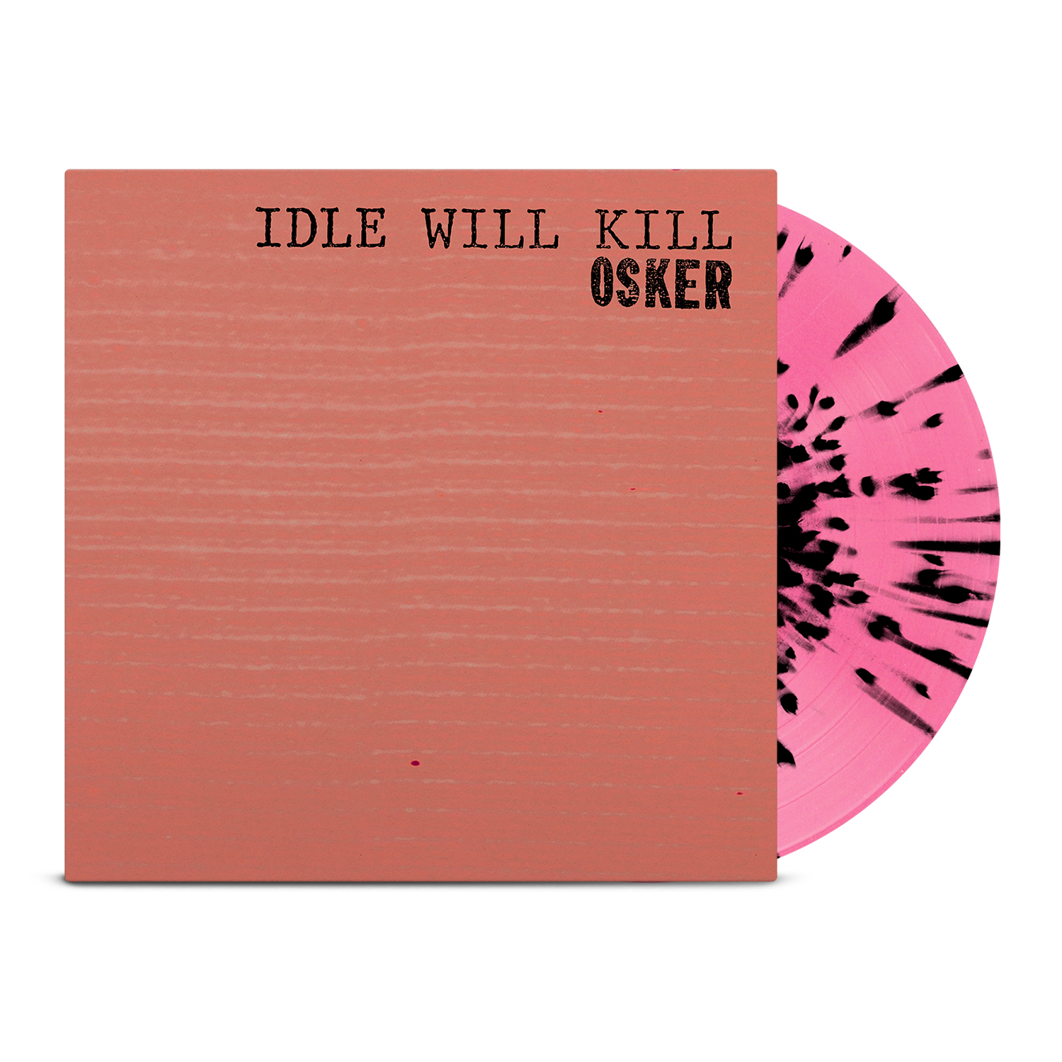 osker-idle-will-kill-lp-vinyl-pink-black-splatter-limitiert image 1