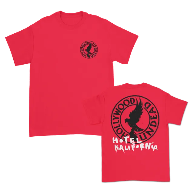 hollywood-undead-hotel-kalifornia-circle-logo-t-shirt-rot-l image 1