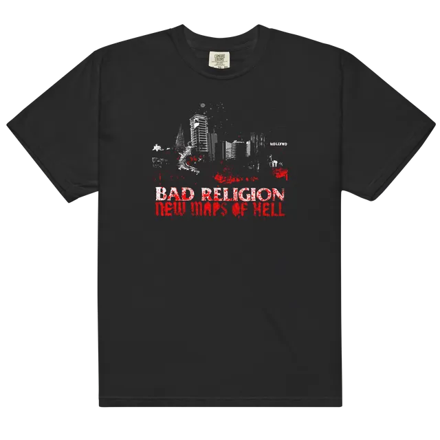 bad-religion-new-maps-of-hell-t-shirt-schwarz-baumwolle image 1