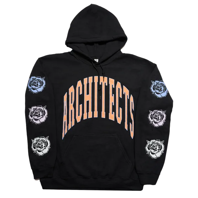 architects-rose-pullover-hoodie-schwarz-baumwolle image 1