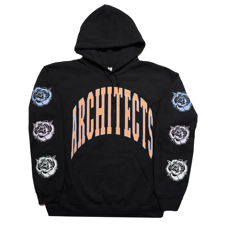 architects-rose-pullover-hoodie-schwarz-baumwolle image 1