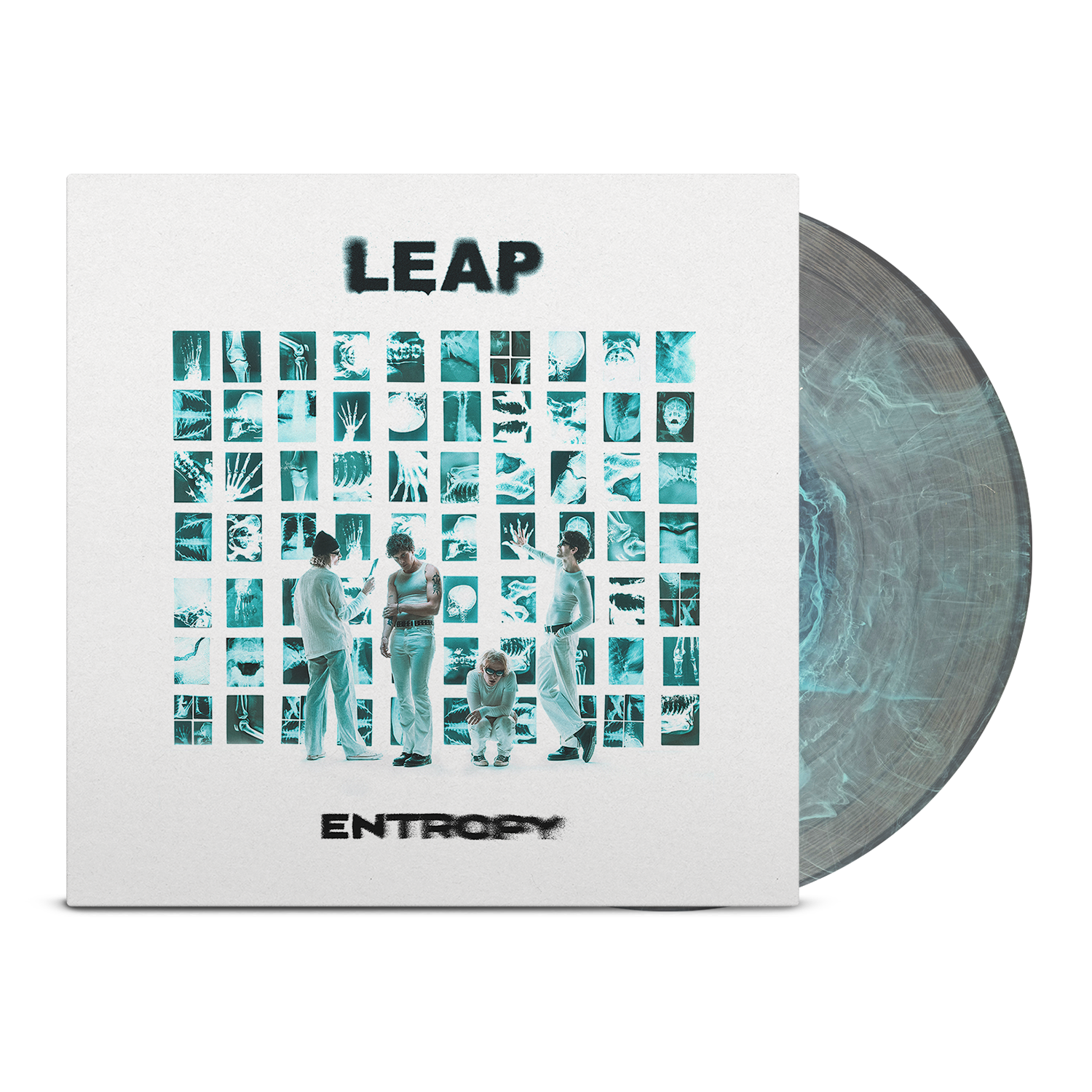 leap-entropy-lp-vinyl-clear-blue-swirl-limitiert image 1