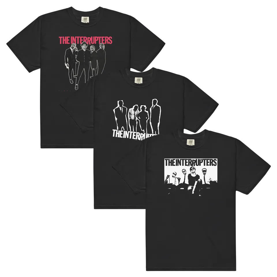 the-interrupters-t-shirt-bundle-3er-set-schwarz-baumwolle image 1