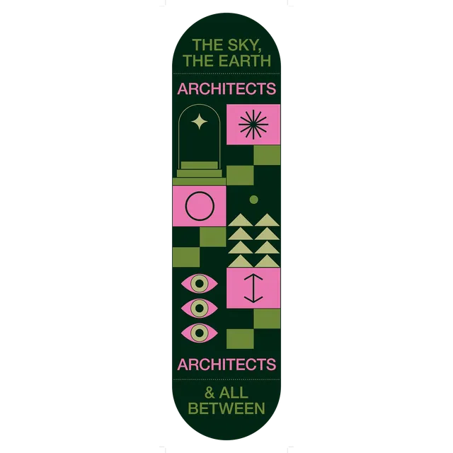 architects-the-sky-the-earth-all-between-skate-deck-signiert image 1