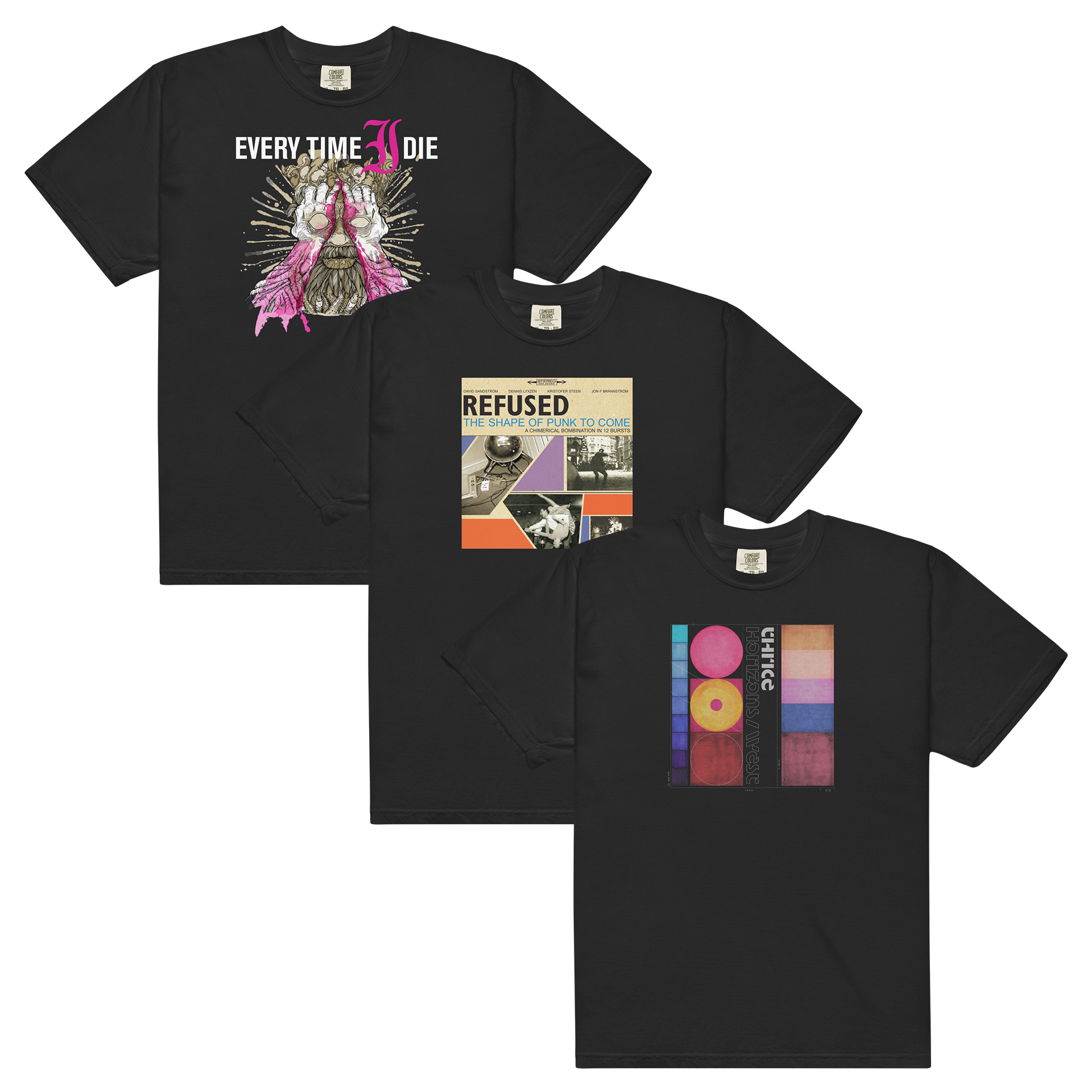 every-time-i-die-refused-thrice-t-shirt-set-3er-schwarz image 1