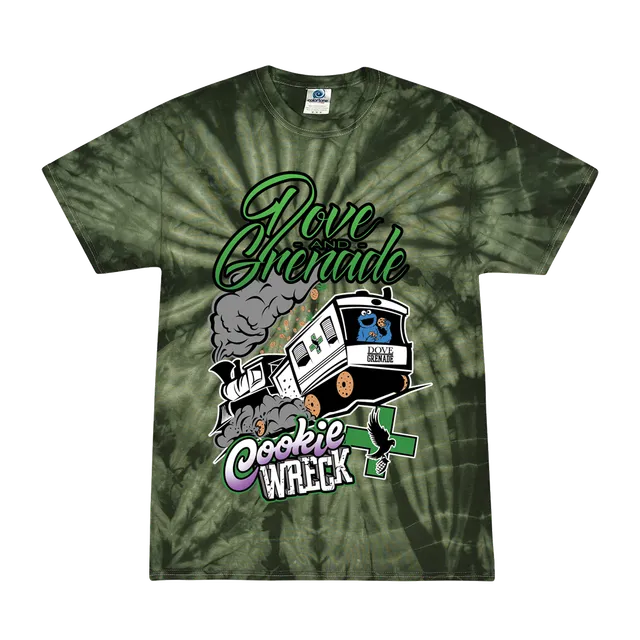 hollywood-undead-cookie-wreck-t-shirt-spider-dye-baumwolle image 1
