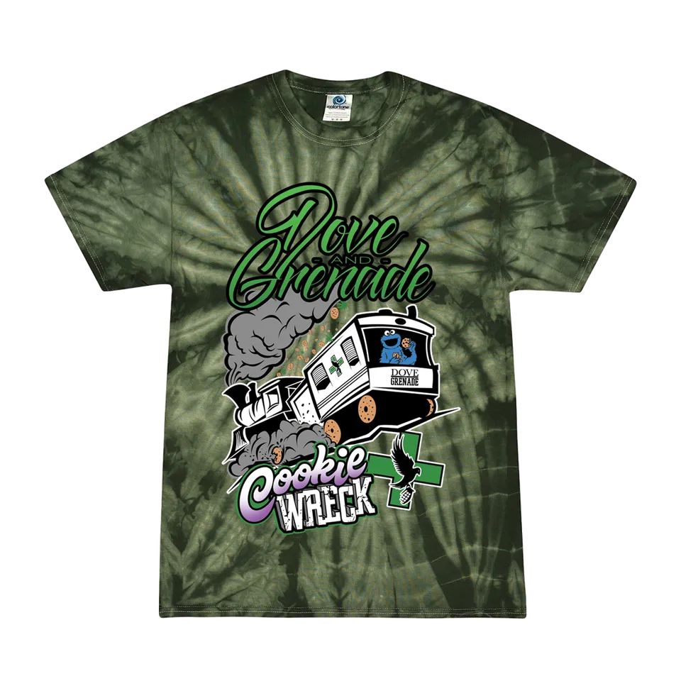hollywood-undead-cookie-wreck-t-shirt-spider-dye-baumwolle image 1