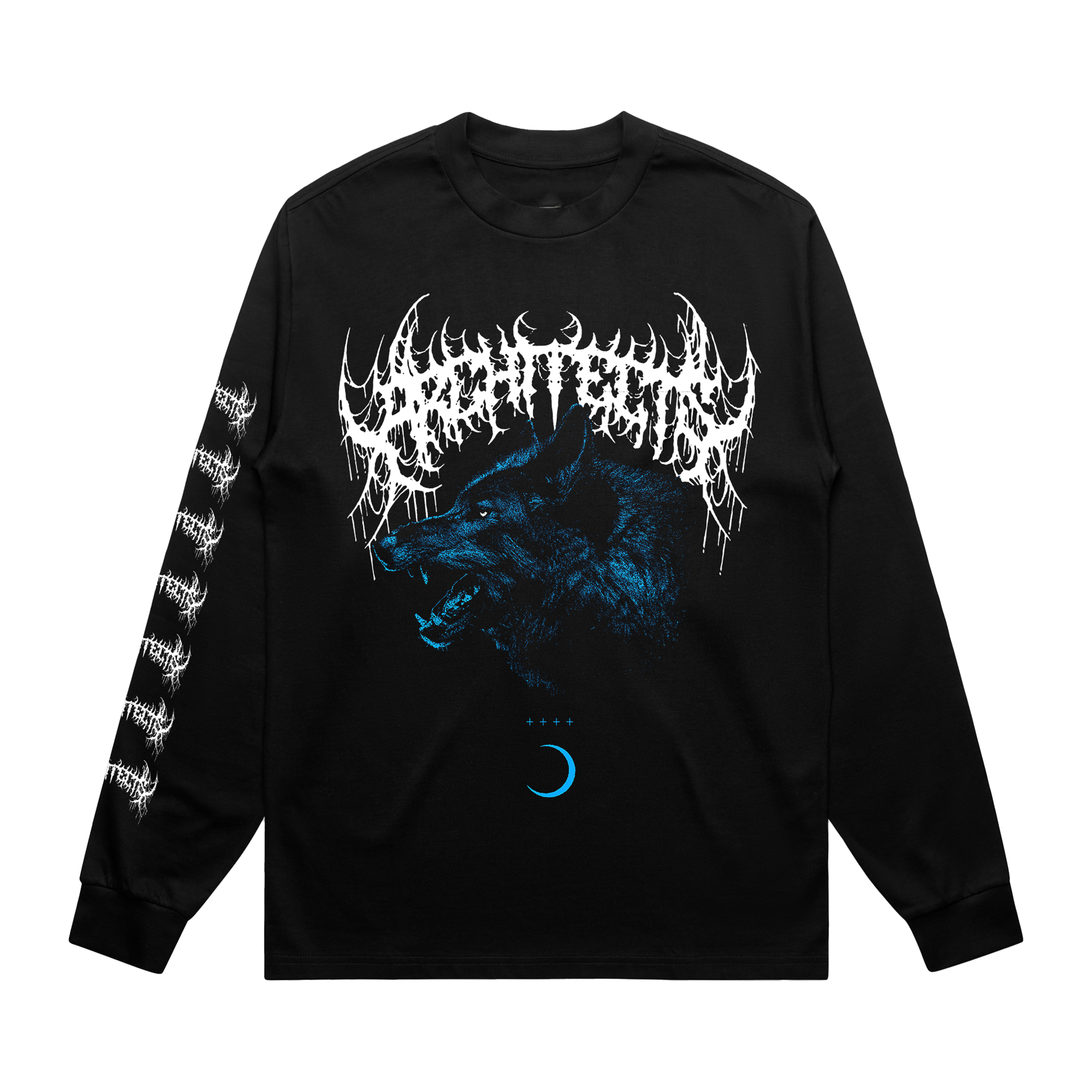 architects-wolf-longsleeve-schwarz-kammgarn image 1