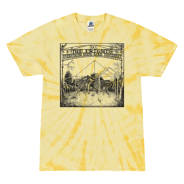 the-frights-yesterday-tee-gelb-tie-dye-t-shirt image 1