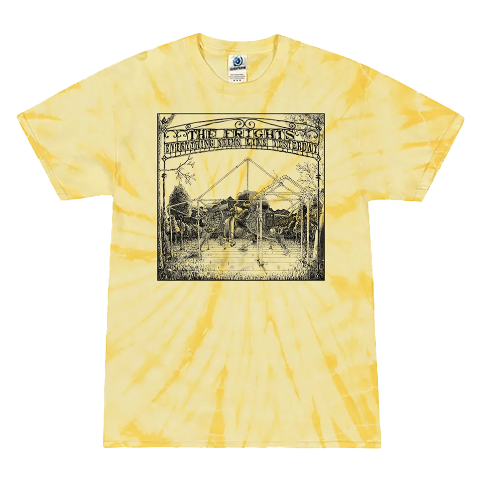 the-frights-yesterday-tee-gelb-tie-dye-t-shirt image 1