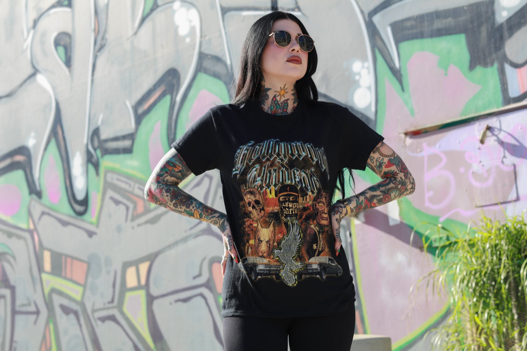 hollywood-undead-bling-t-shirt-schwarz-baumwolle image 3