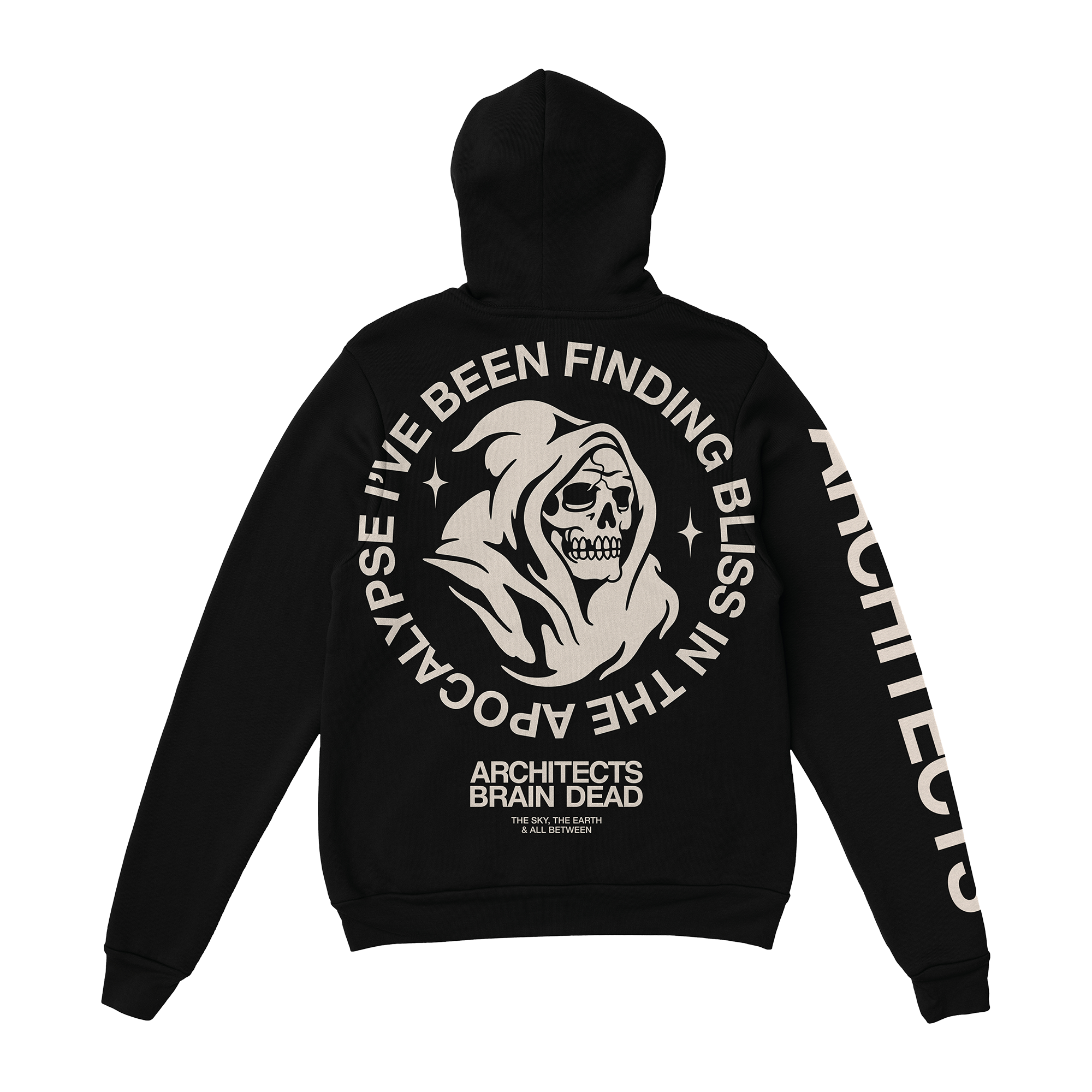 architects-brain-dead-reaper-hoodie-kapuzenpullover-schwarz image 2