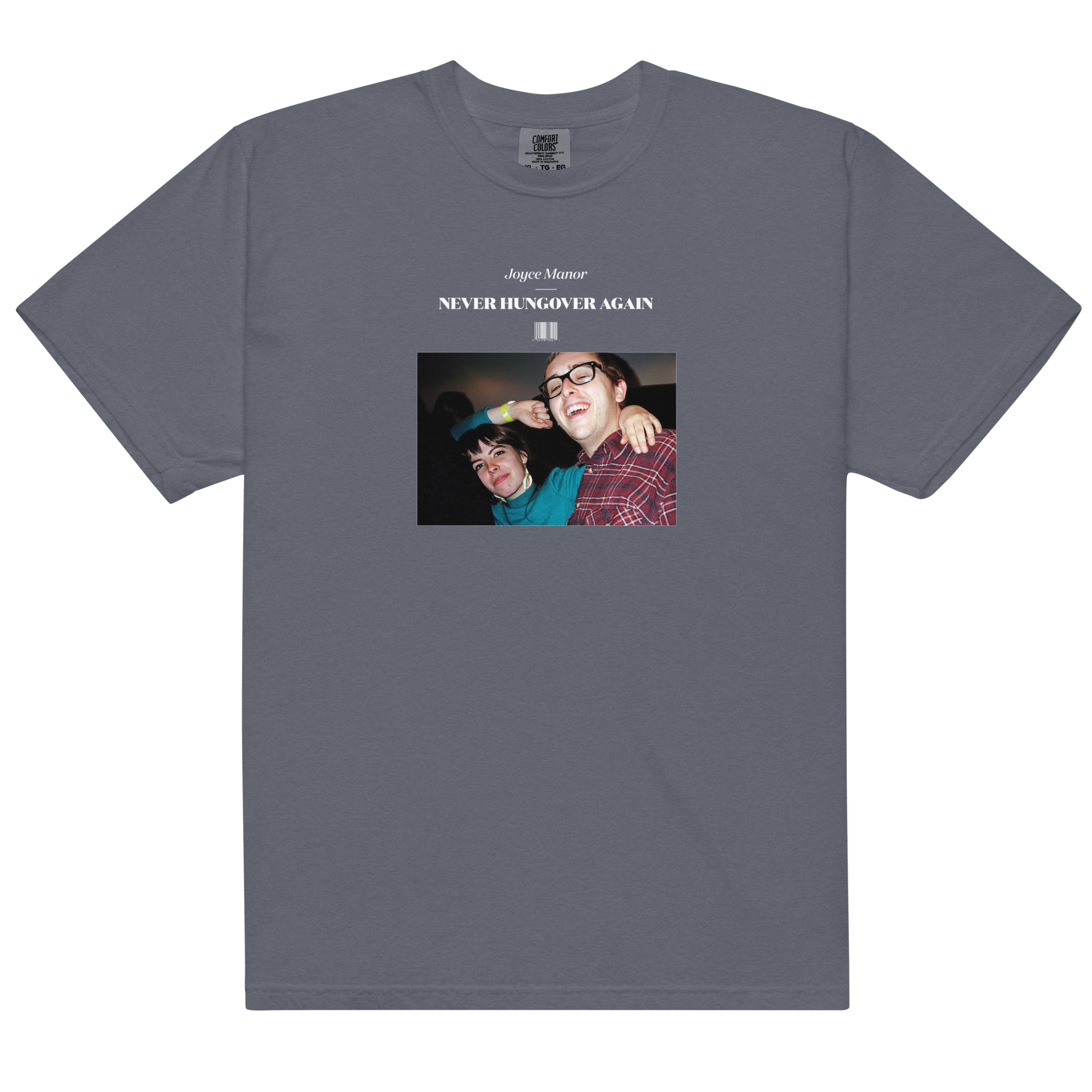 joyce-manor-never-hungover-again-t-shirt-dunkelblau image 1