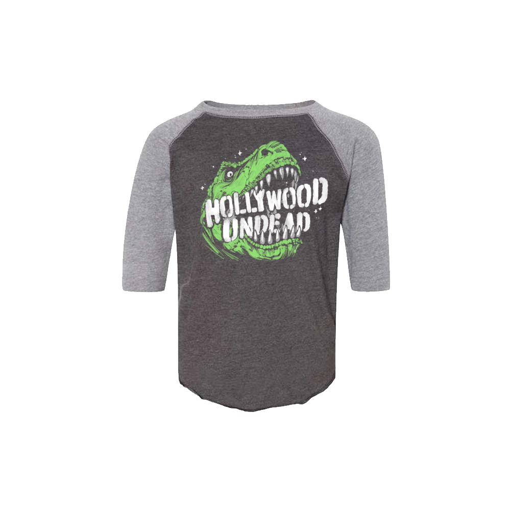 hollywood-undead-t-rex-toddler-raglan-shirt-vintage-smoke image 1