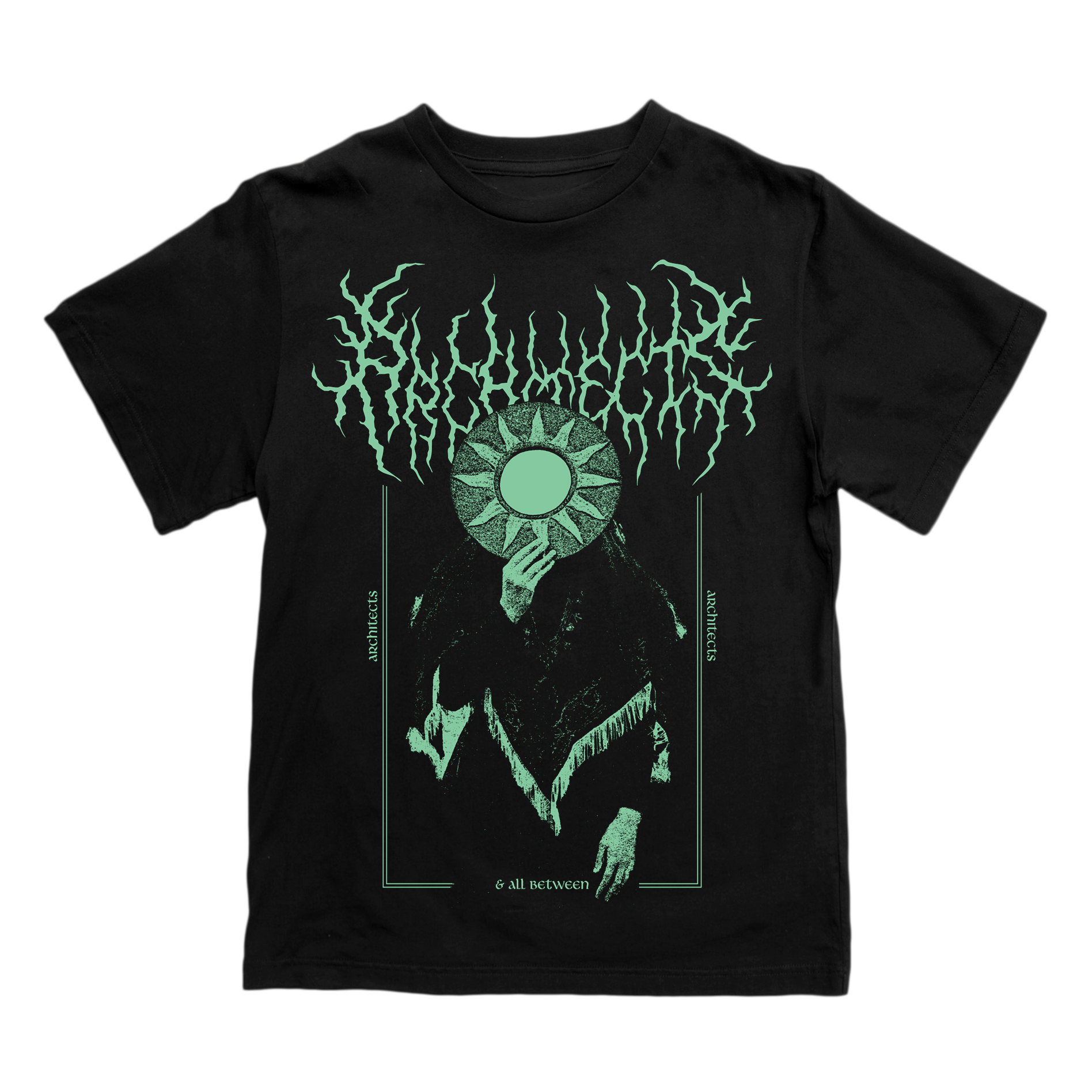 architects-occult-t-shirt-schwarz-glow-in-the-dark-baumwolle image 1
