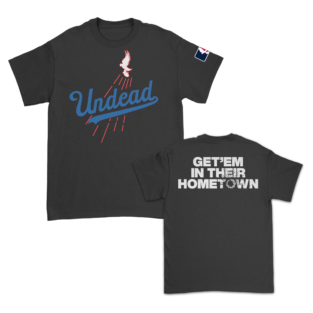 hollywood-undead-undead-baseball-t-shirt-schwarz-baumwolle image 1