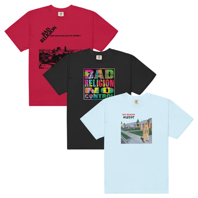 bad-religion-bundle-save-t-shirt-3er-set-album-cover-baumwolle image 1