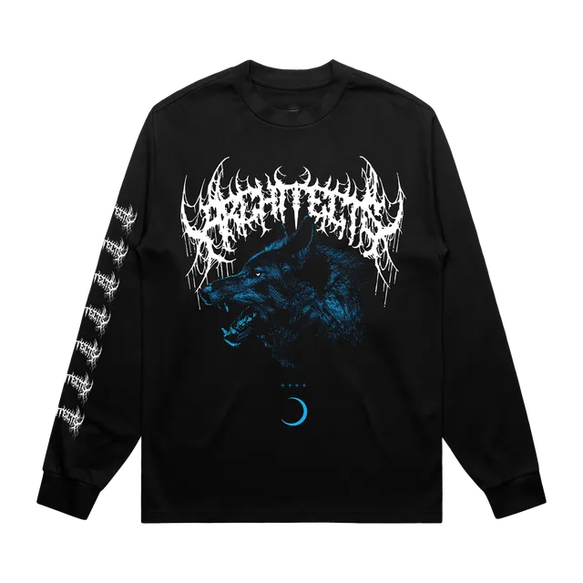 architects-wolf-longsleeve-schwarz-kammgarn image 1