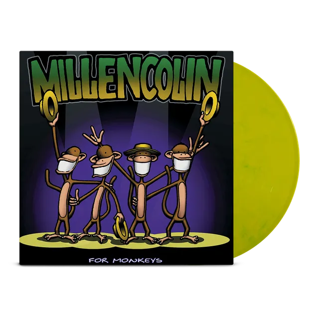 millencolin-for-monkeys-lp-vinyl-psychedelic-green image 1
