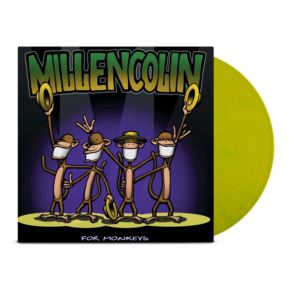 millencolin-for-monkeys-lp-vinyl-psychedelic-green image 1