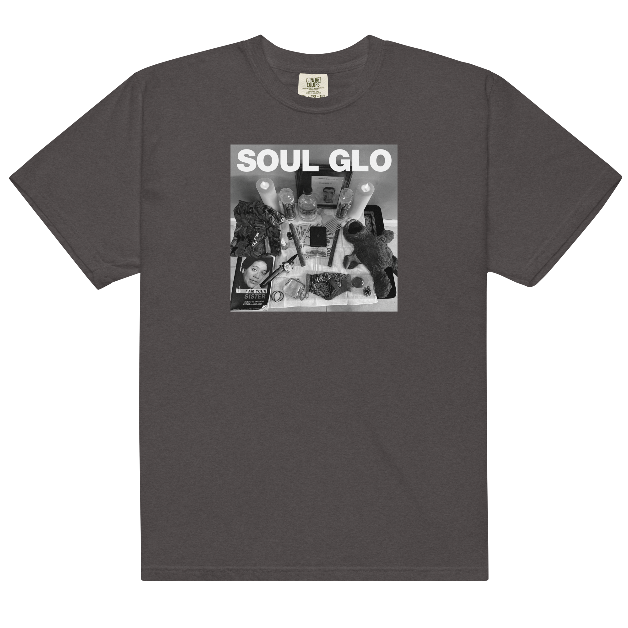 soul-glo-diaspora-problems-t-shirt-dunkelgrau-baumwolle image 1