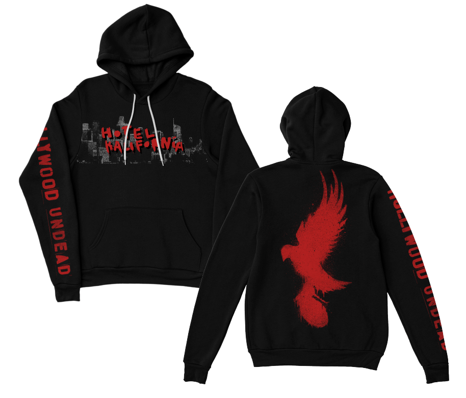 hollywood-undead-hk-dove-grenade-hoodie-schwarz-fleece image 1