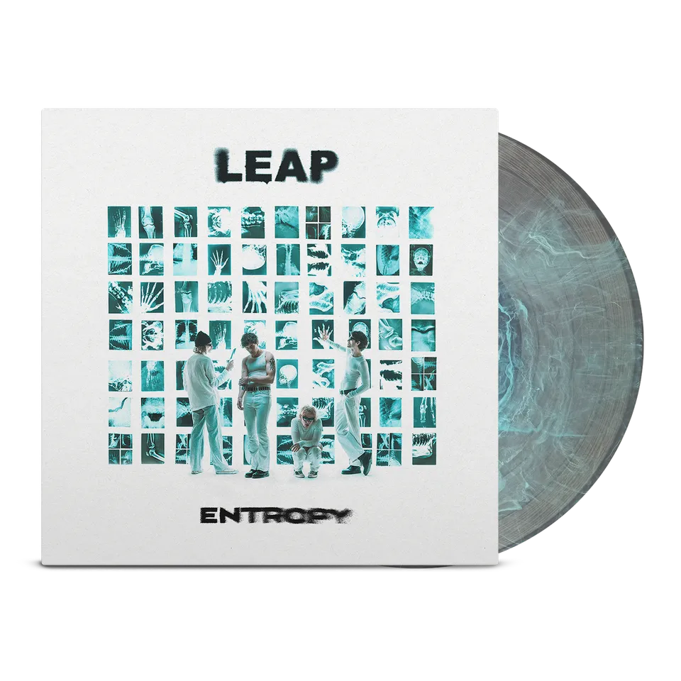 leap-entropy-lp-vinyl-clear-blue-swirl-limitiert image 1