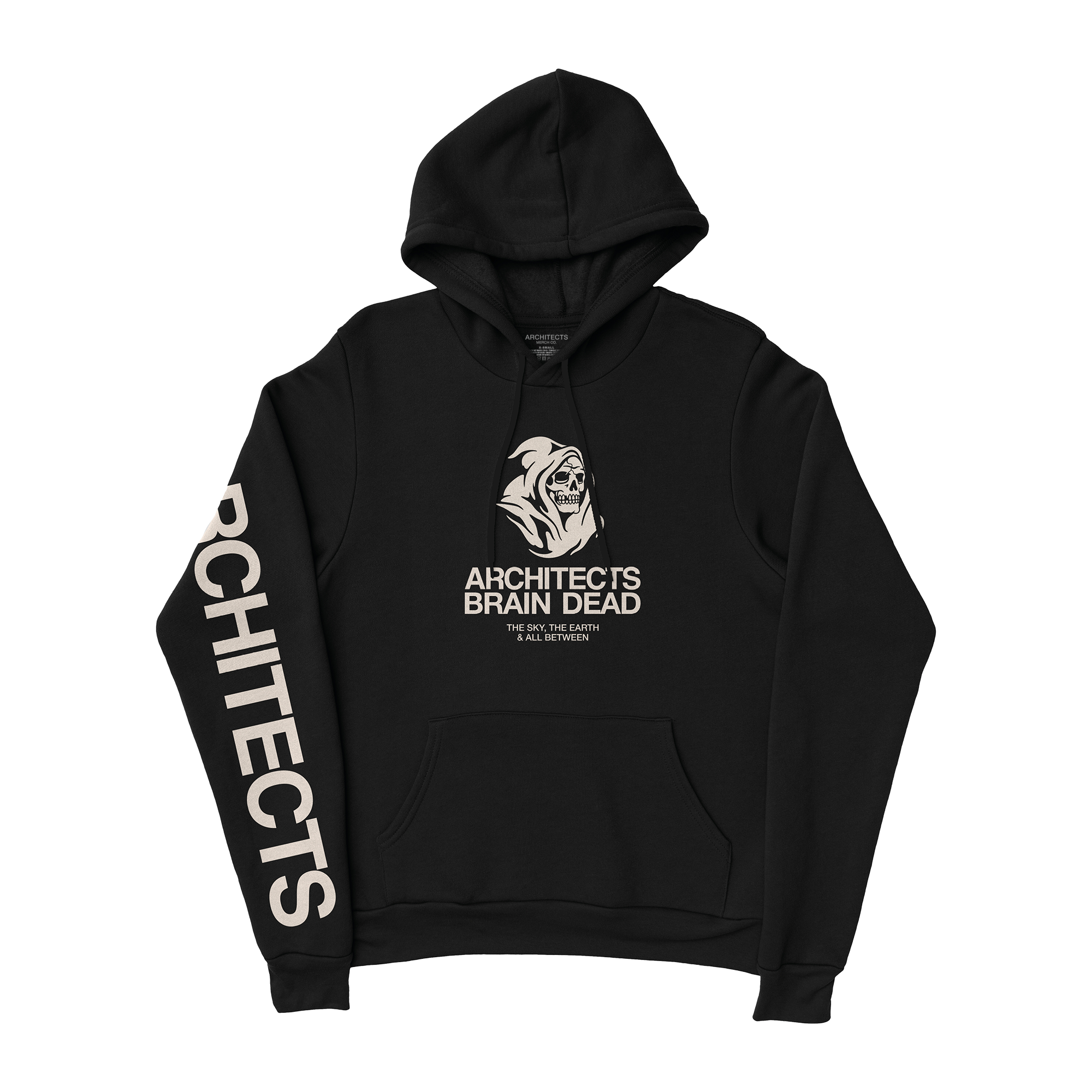 architects-brain-dead-reaper-hoodie-kapuzenpullover-schwarz image 1