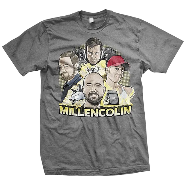 millencolin-connection-t-shirt-anthrazit-baumwolle image 1