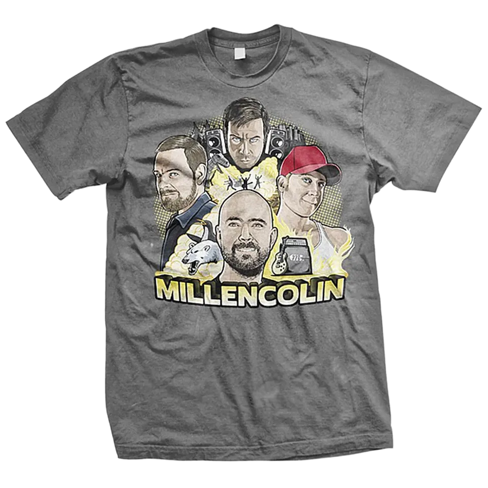 millencolin-connection-t-shirt-anthrazit-baumwolle image 1