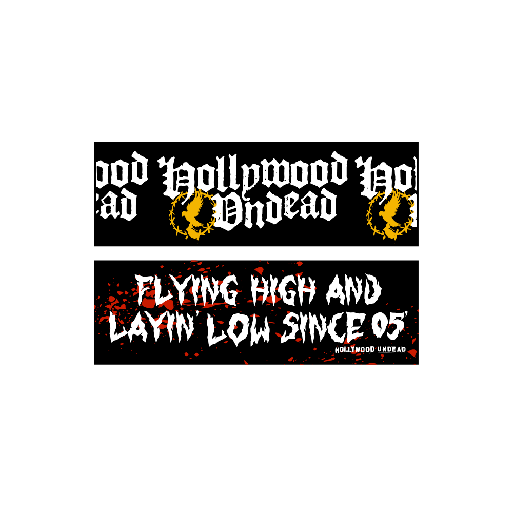 hollywood-undead-stickers-flying-high-locals-only-sticker-2er-set image 1
