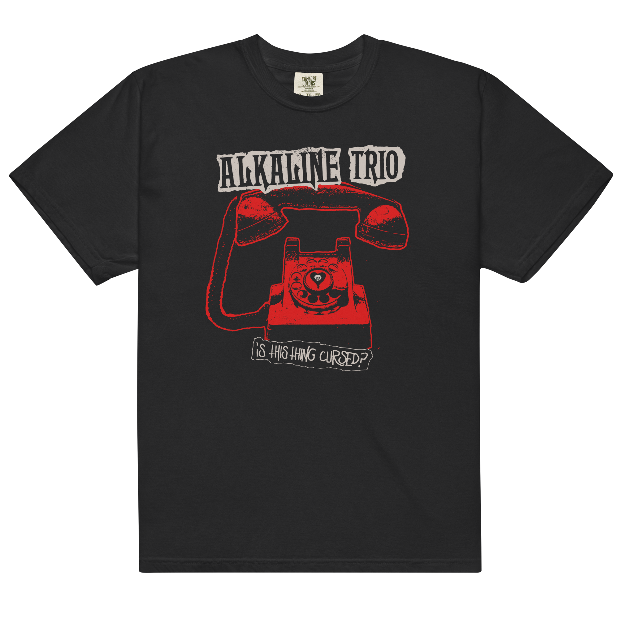 alkaline-trio-is-this-thing-cursed-t-shirt-schwarz image 1