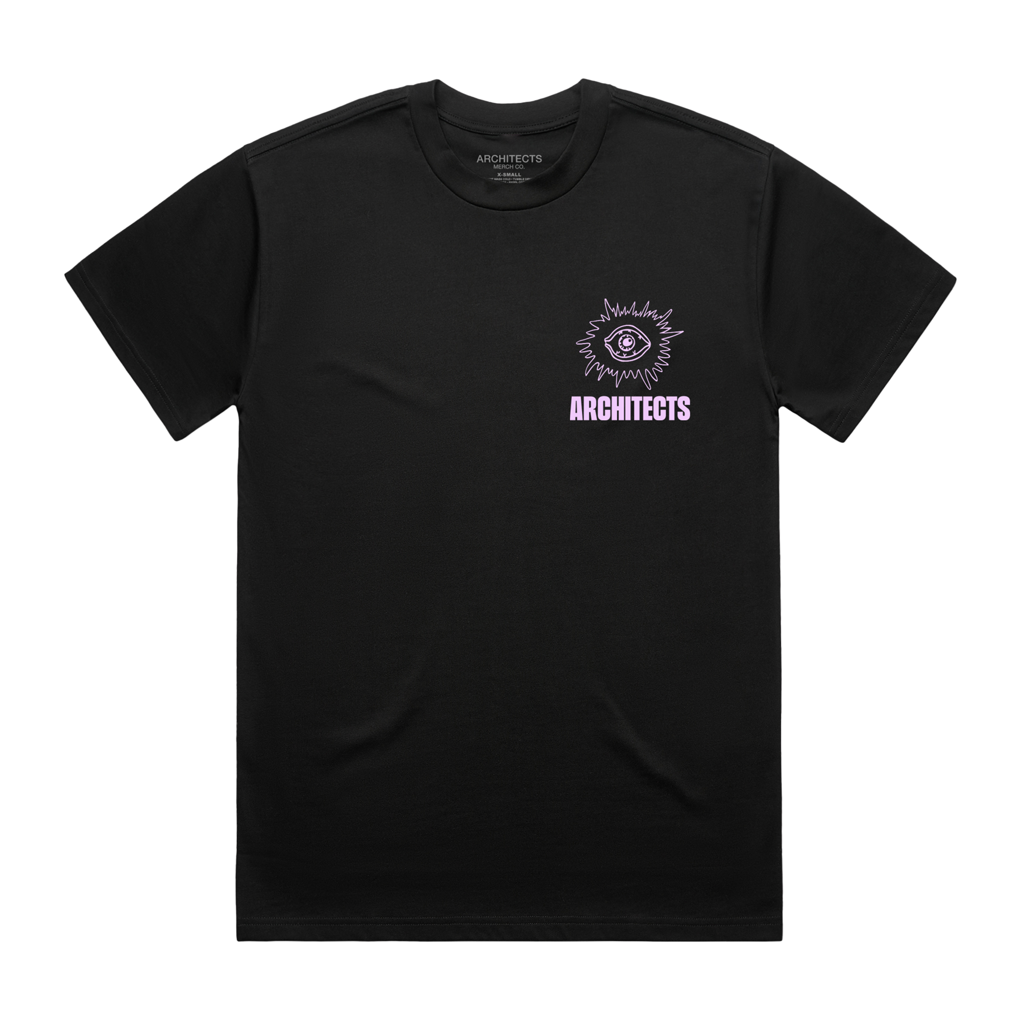 architects-the-eye-between-t-shirt-schwarz-pink-print image 2