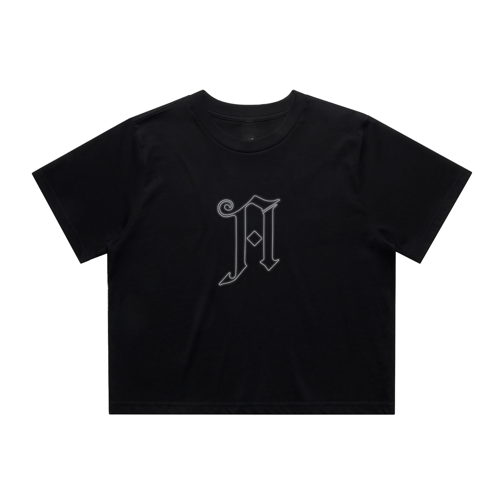 architects-diamonte-crop-t-shirt-schwarz-baumwolle-cropped-fit image 2