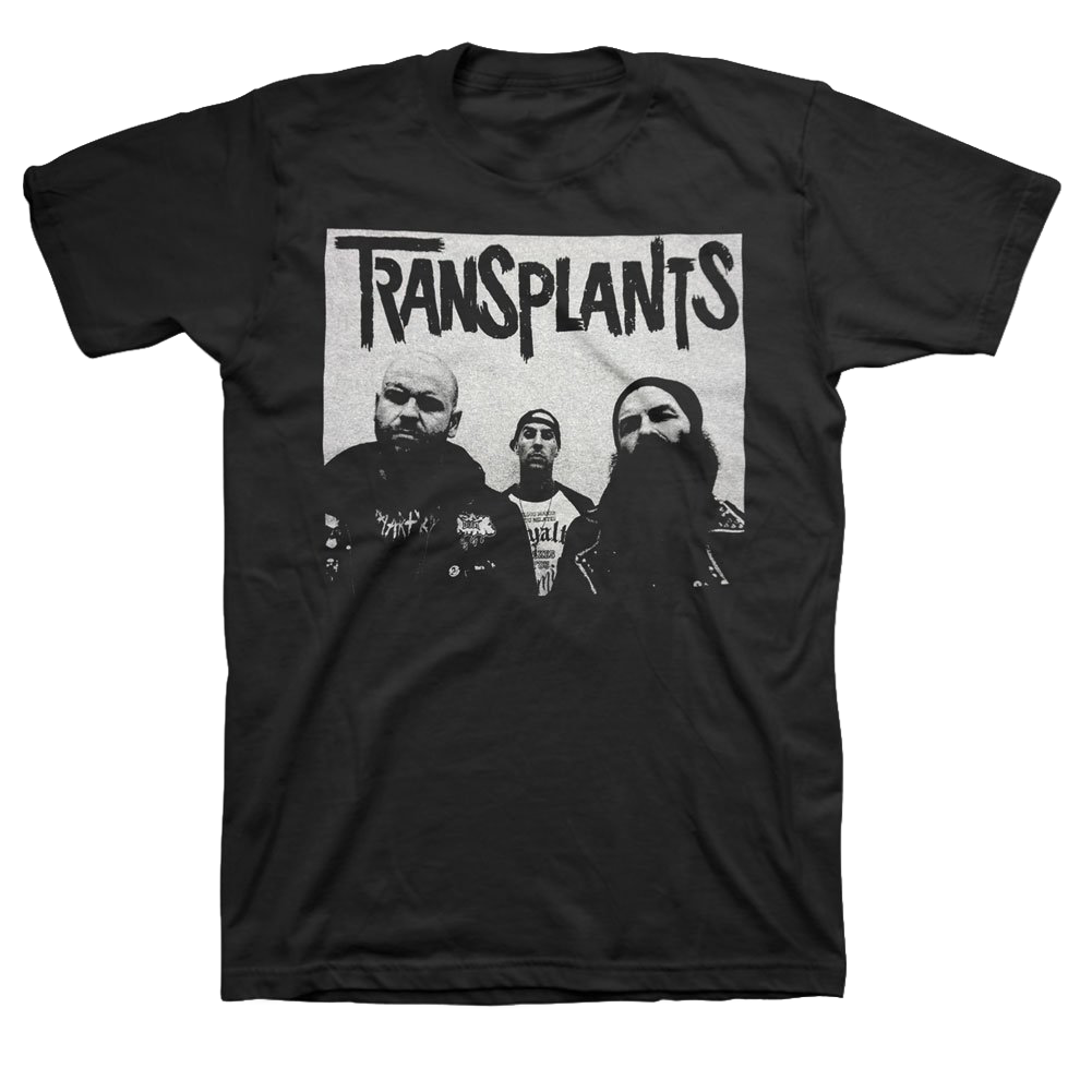 transplants-band-photo-t-shirt-schwarz-baumwolle image 1