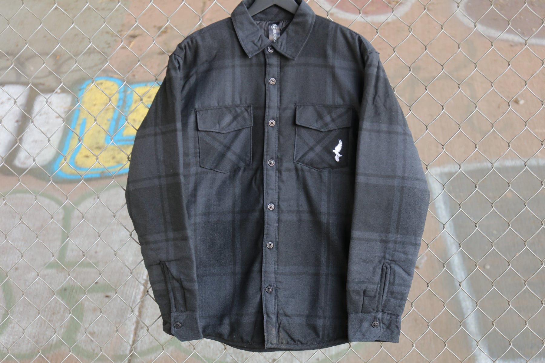 hollywood-undead-dove-grenade-flanelljacke-kariert-gesteppt image 7