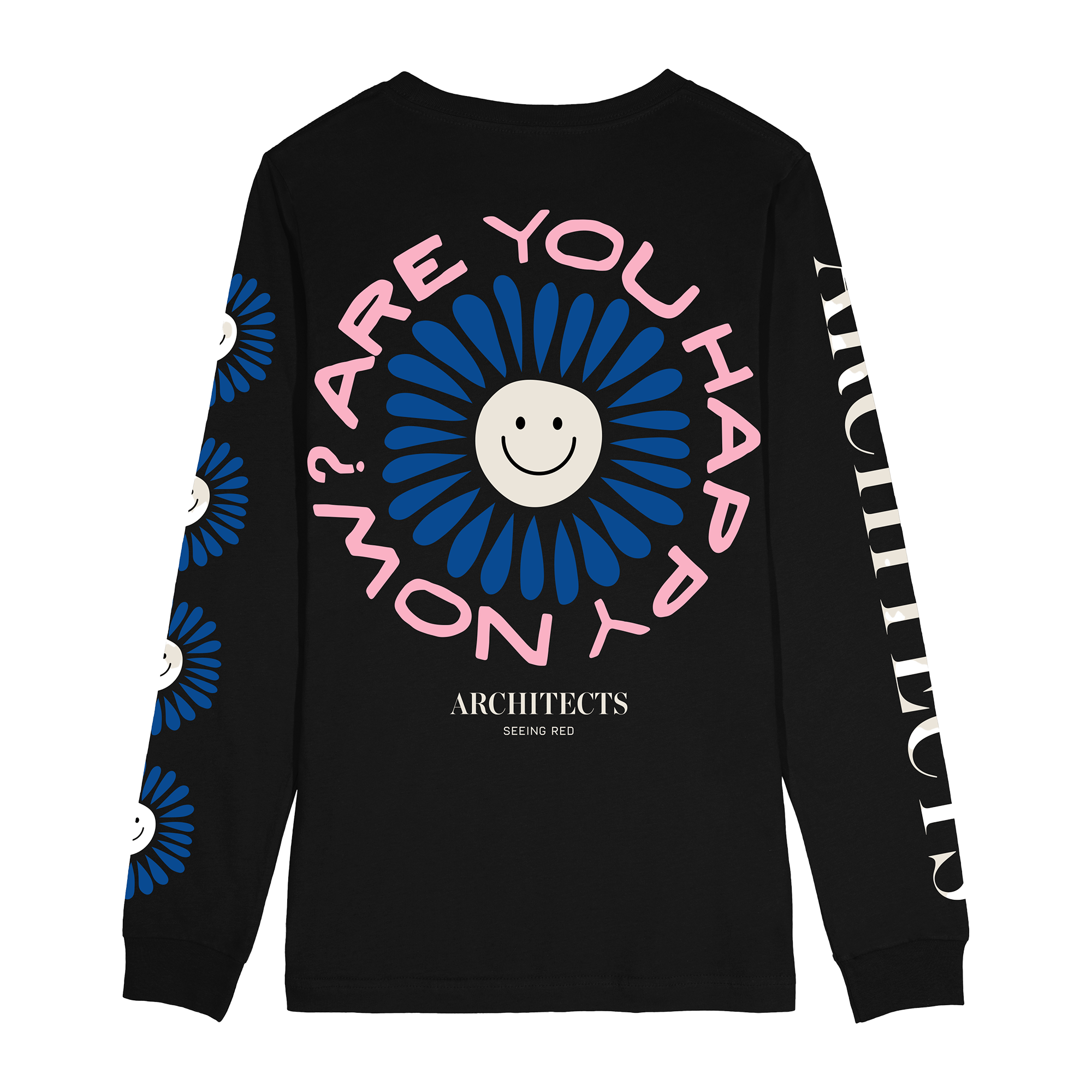 architects-are-you-happy-now-longsleeve-schwarz-baumwolle image 2