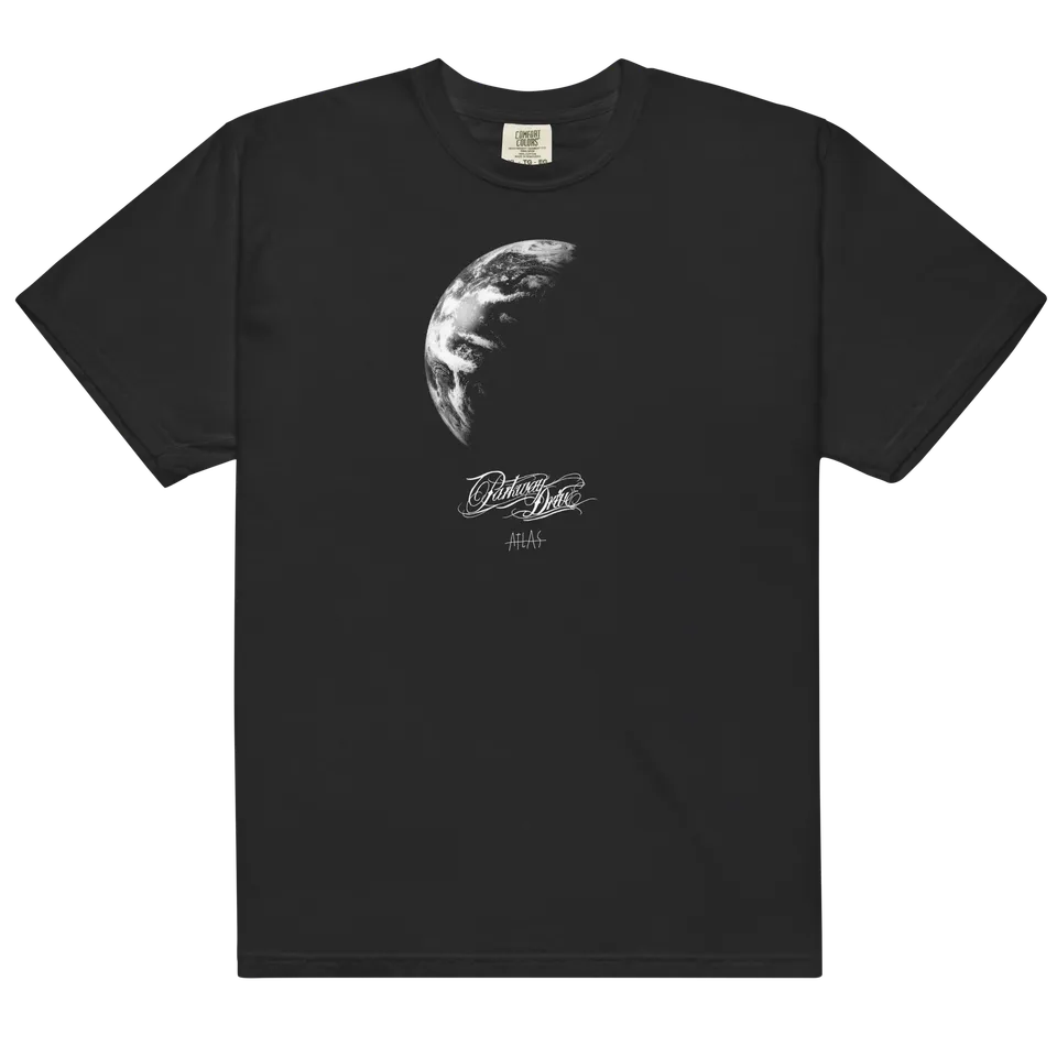 atlas-t-shirt-schwarz-album-cover-baumwolle-relaxed-fit image 1