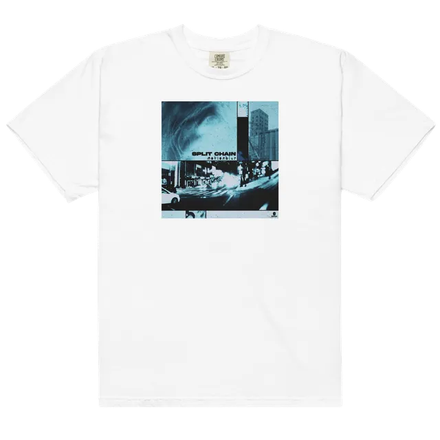 motionblur-t-shirt-wei-aus-baumwolle-mit-print image 1