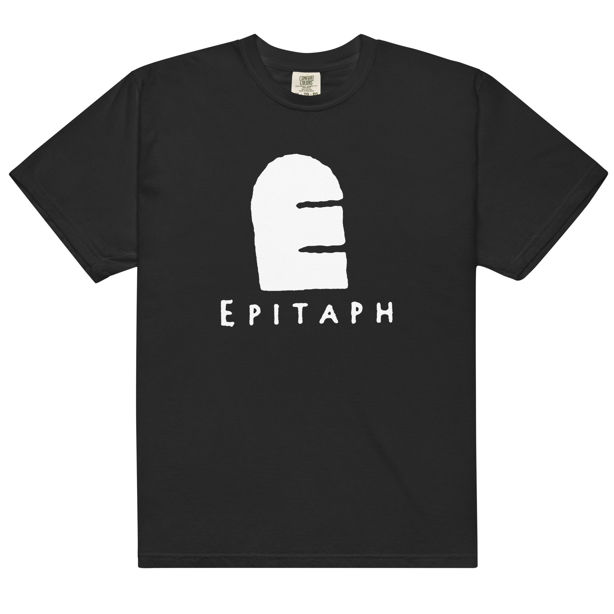 epitaph-records-tombstone-logo-t-shirt-schwarz-baumwolle image 1