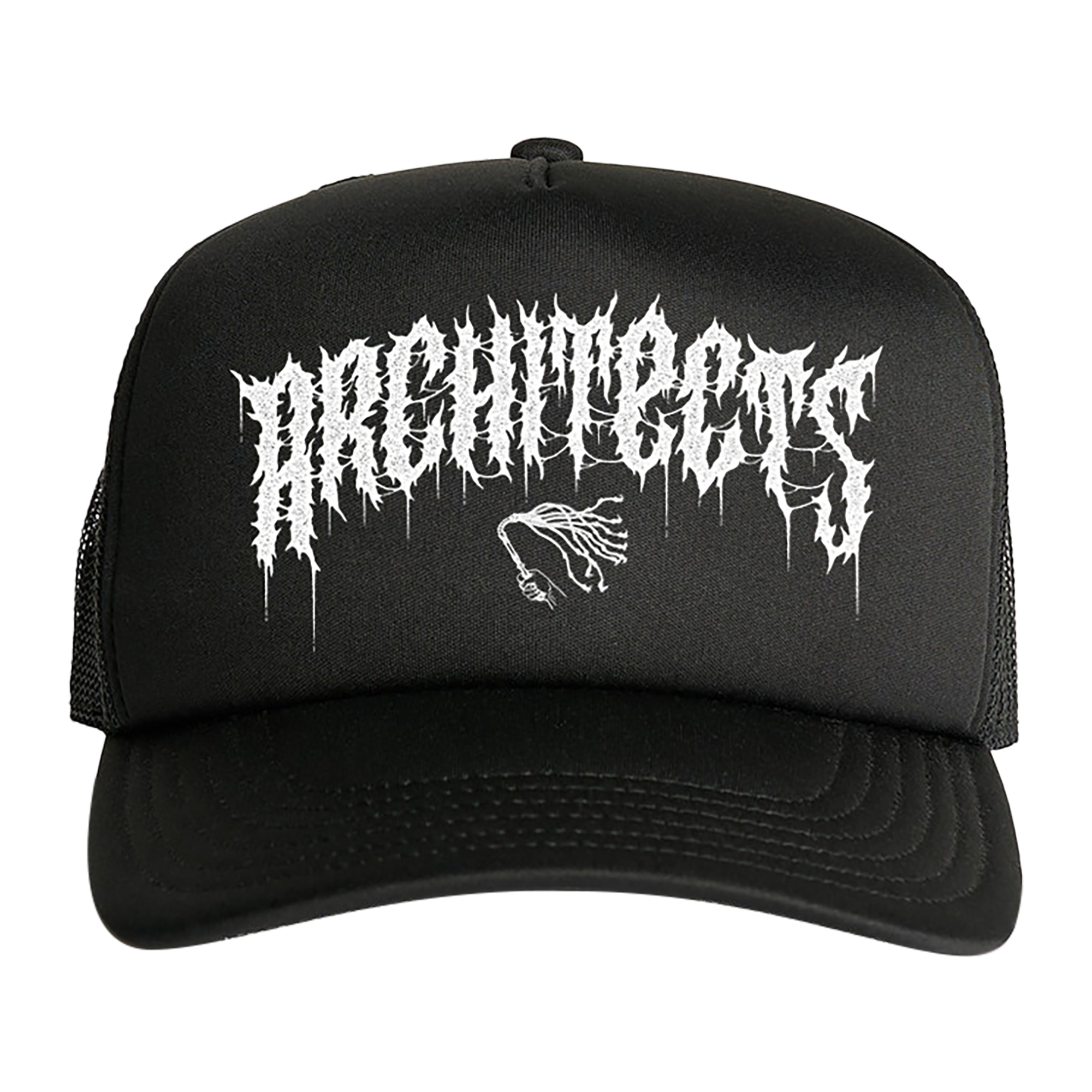 architects-whiplash-trucker-cap-schwarz-logo-kappe image 1