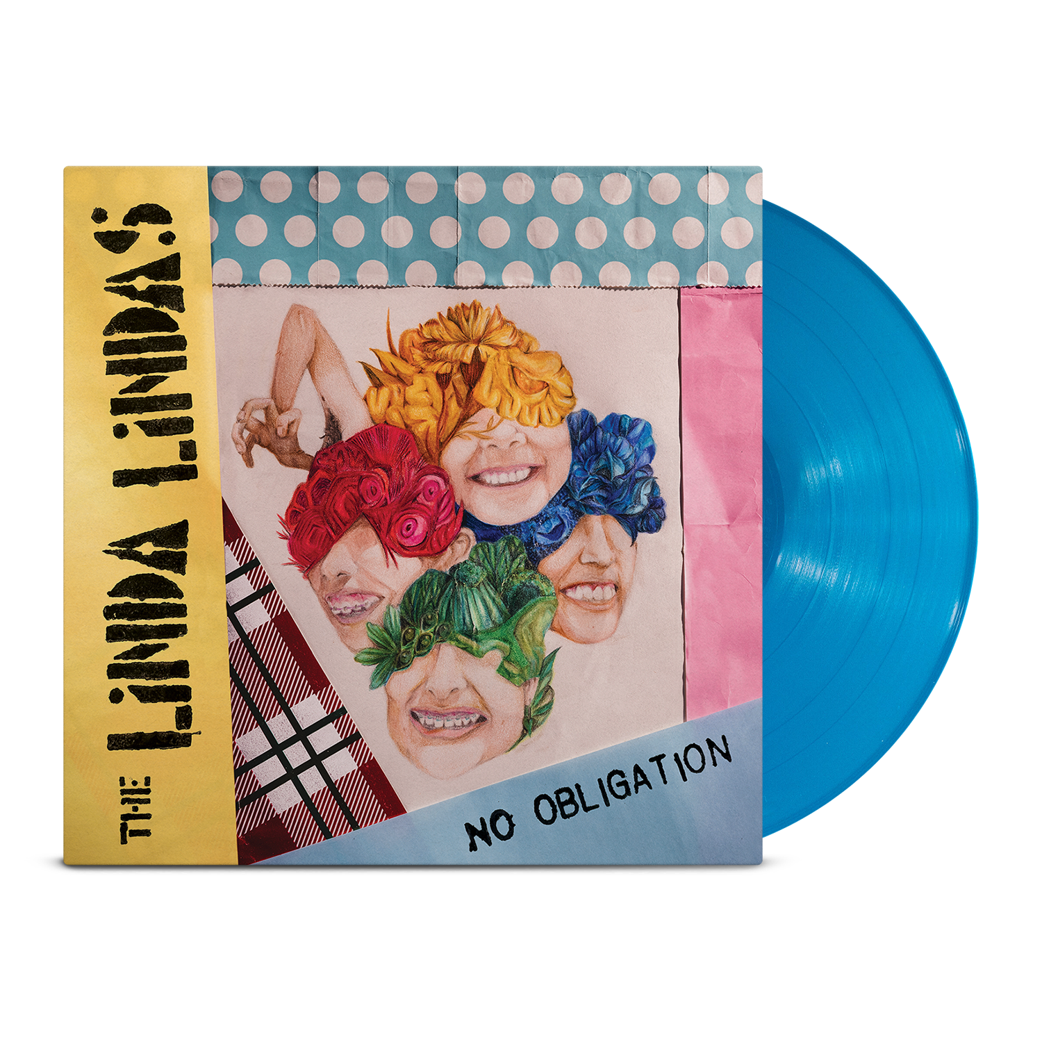 the-linda-lindas-no-obligation-lp-vinyl-bela-turquoise image 1