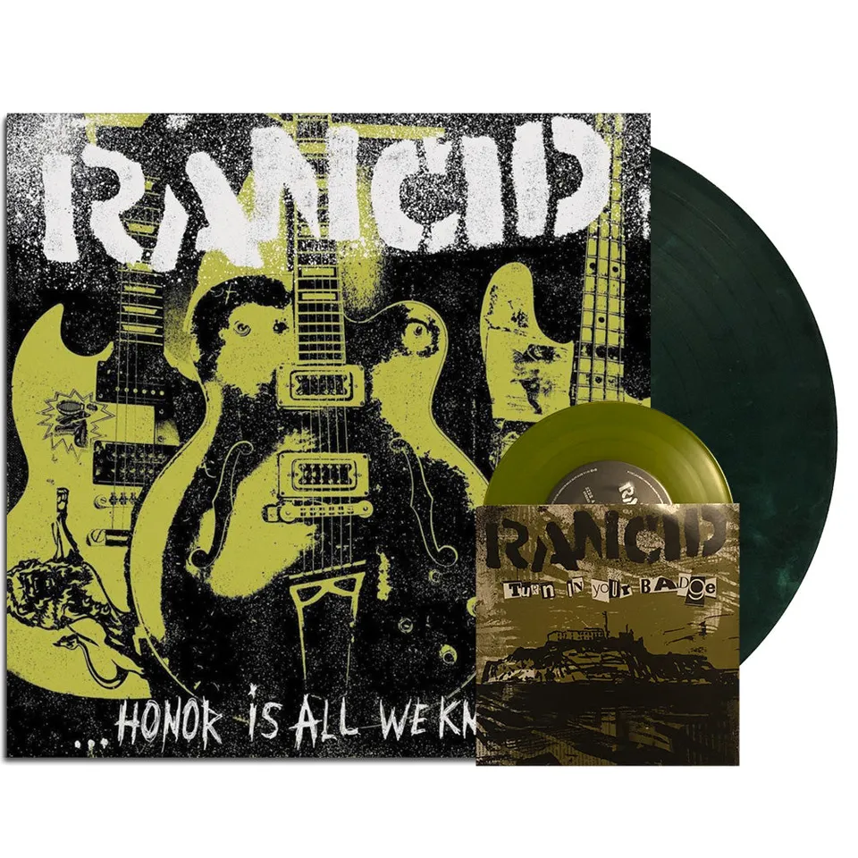 rancid-honor-is-all-we-know-deluxe-lp-7-vinyl-dunkelgr-n image 1