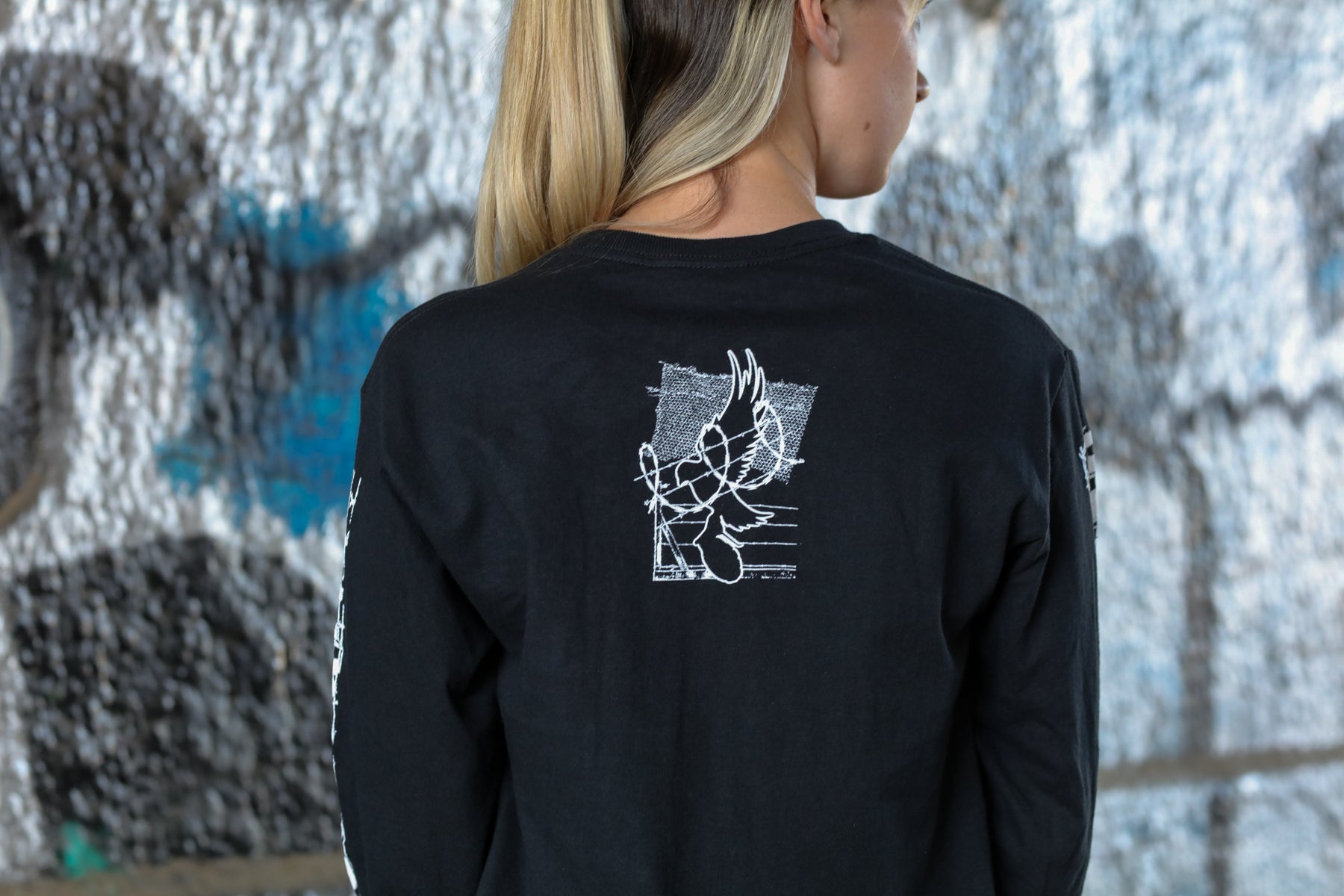hollywood-undead-hk-collage-longsleeve-shirt-schwarz-baumwolle image 7