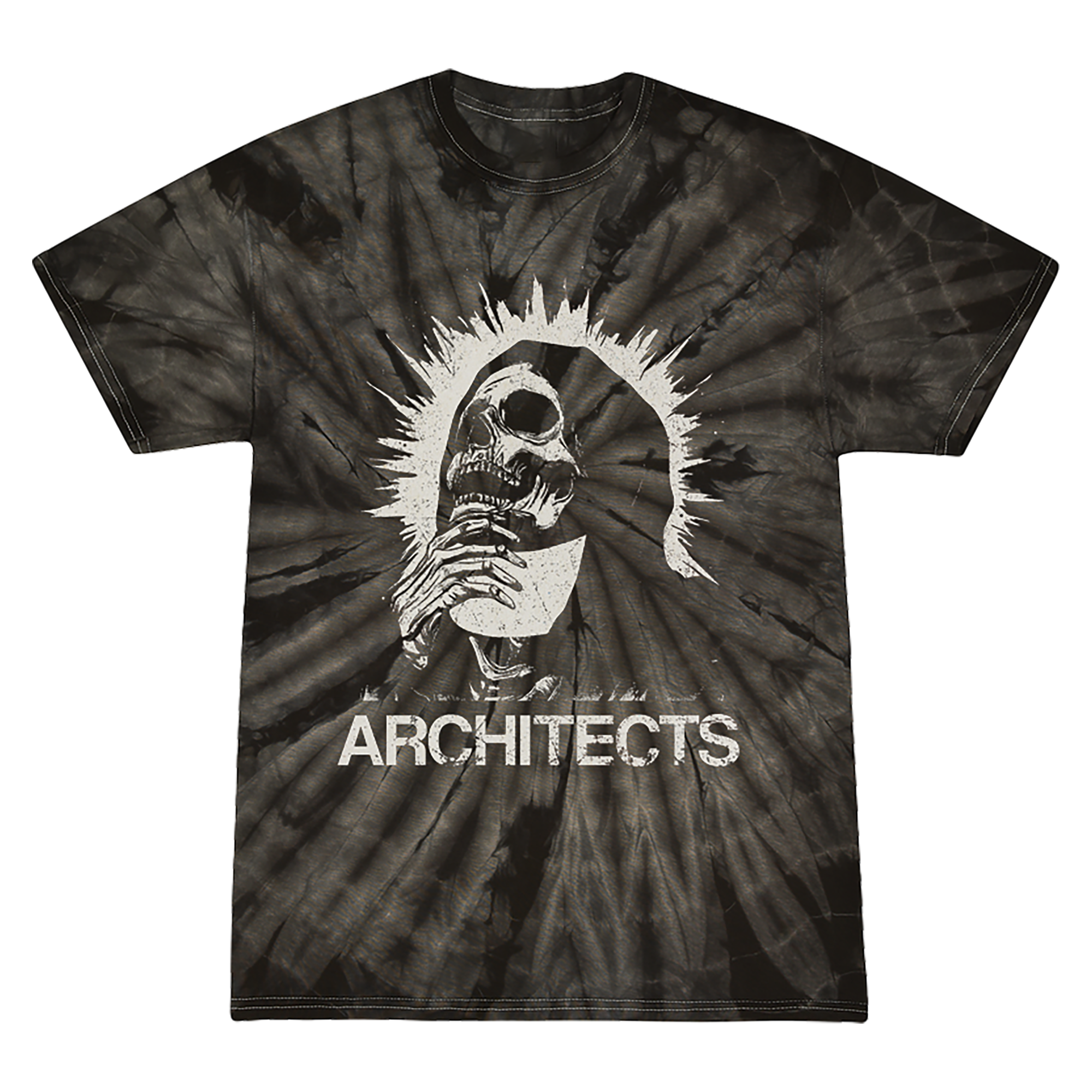 architects-all-i-got-was-whiplash-tie-dye-t-shirt-schwarz image 1