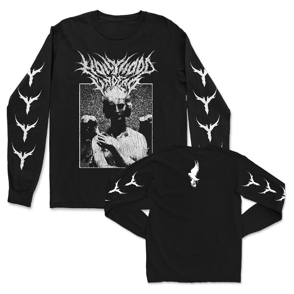 hollywood-undead-crying-statue-longsleeve-schwarz-baumwolle image 1