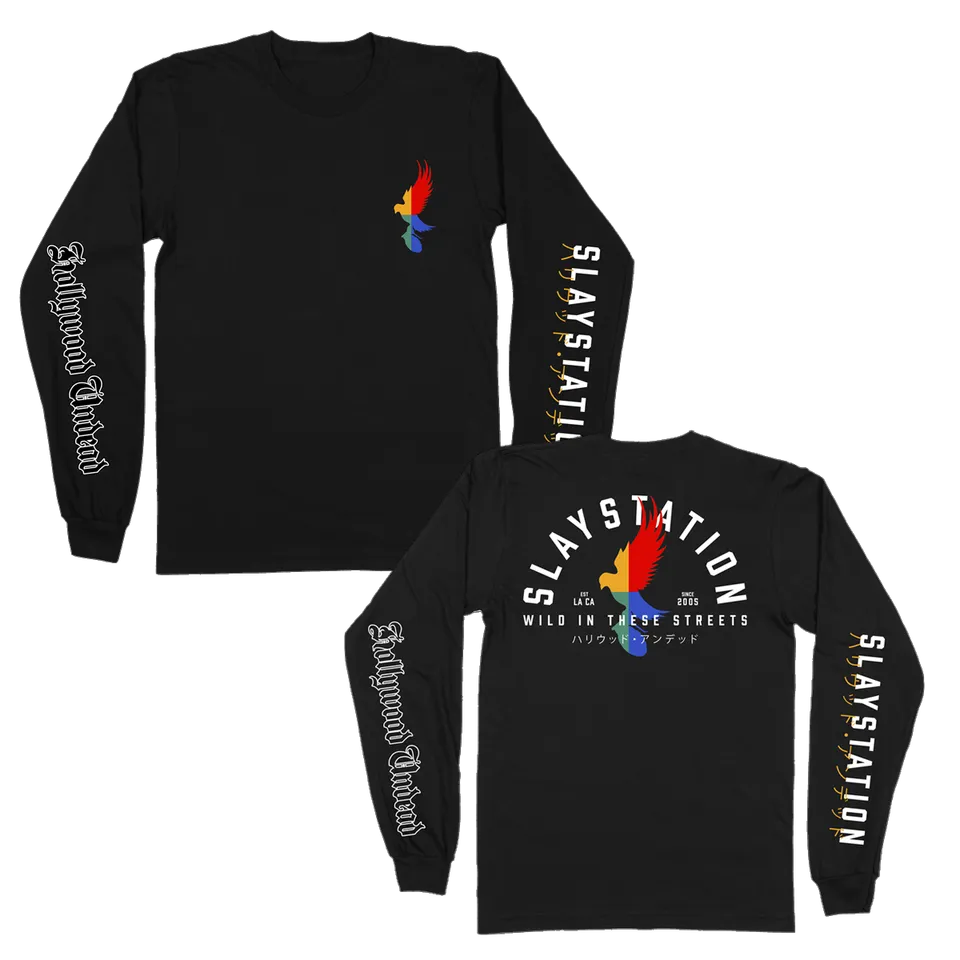 hollywood-undead-long-sleeves-slaystation-longsleeve-schwarz-baumwolle image 1