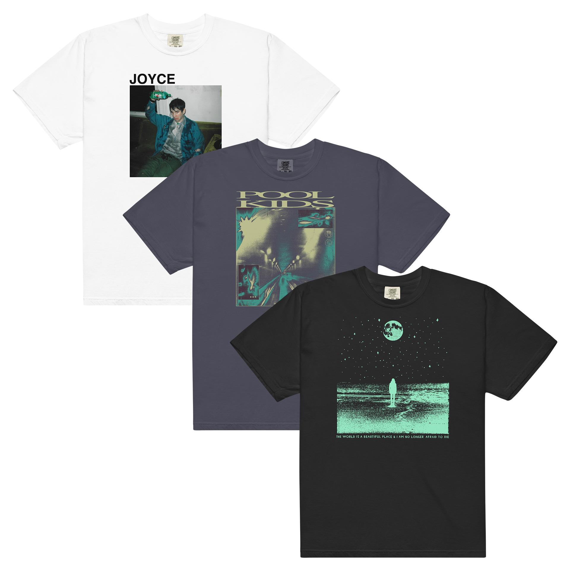 joyce-manor-pool-kids-world-is-shirt-bundle-3er-set image 1