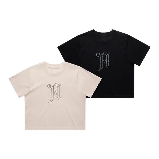 architects-diamonte-crop-t-shirt-schwarz-baumwolle-cropped-fit image 1