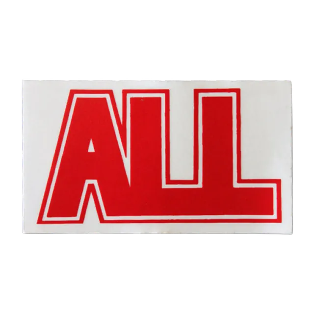 all-logo-sticker-aufkleber-rot-klar-10-x-5-cm image 1